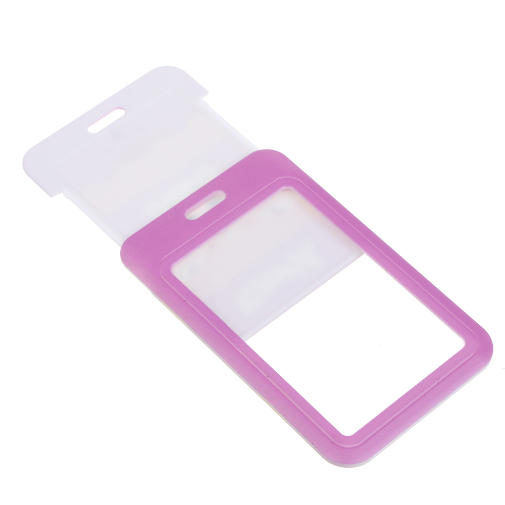 УМКА Чехол для карты, бейджа, пропуска, 11x7см, АБС пластик, шнурок с карабином, арт.№ 805-032