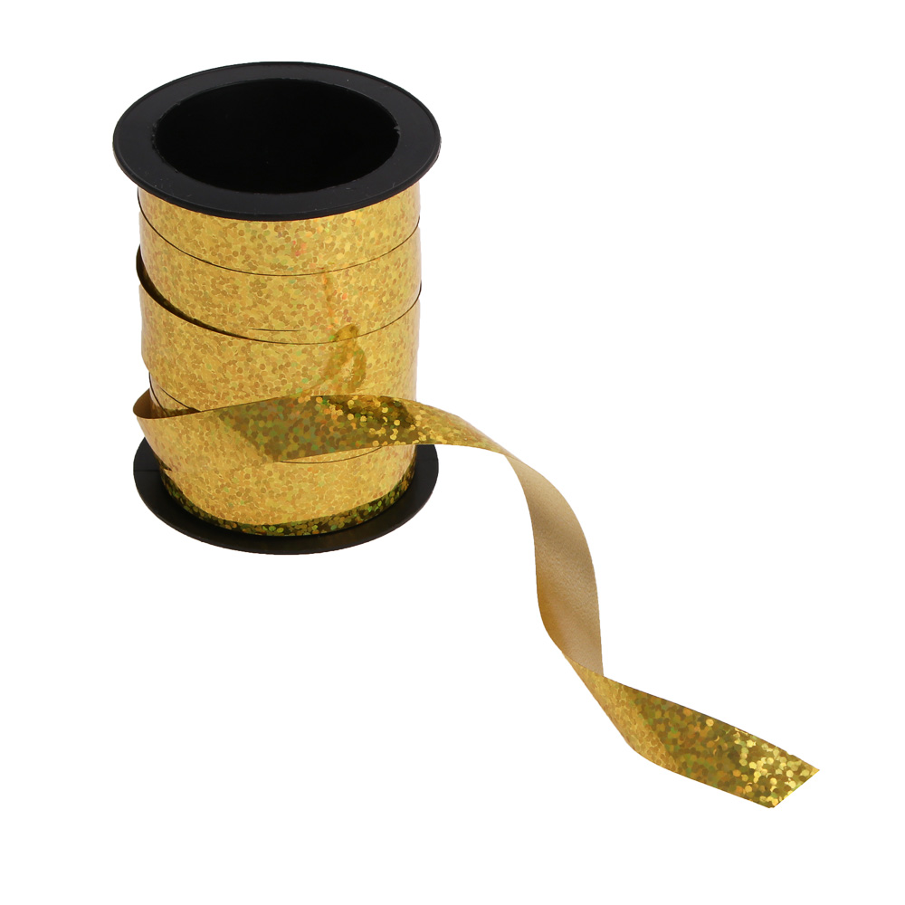 Бант шар тм Fntastic с лентой на подложке, бант 10 см, лента 10 м, ПП, 6 диз., арт.№ 505-153