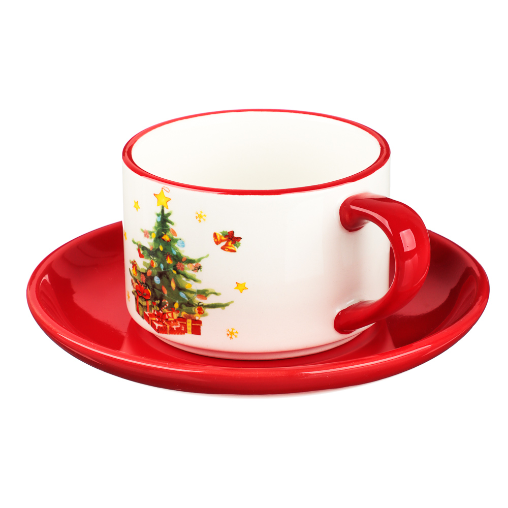 MILLIMI Лесная сказка Набор чайный 2 пр., 220мл, 14,5см, керамика, арт.№ 820-887