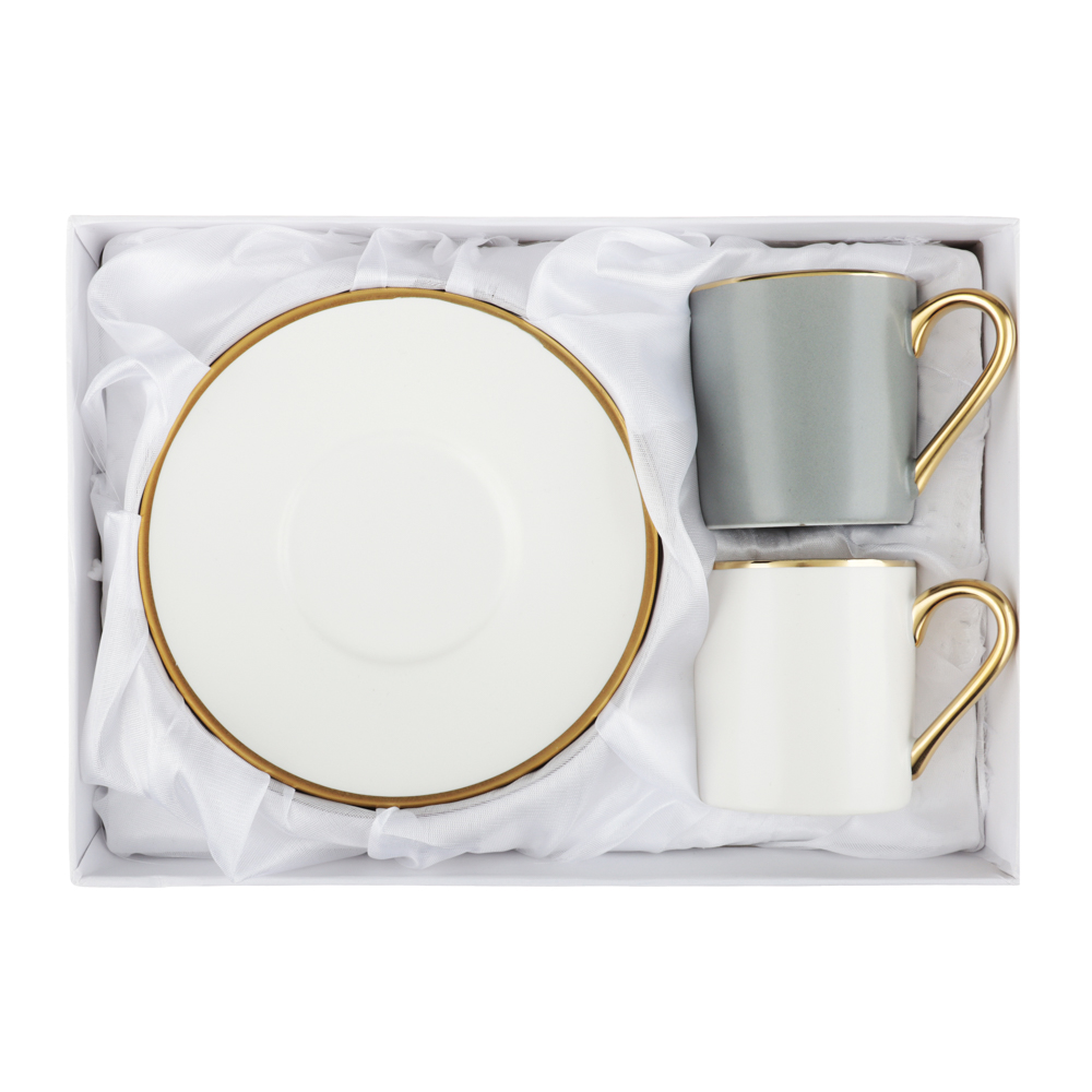 MILLIMI Магма микс Набор кофейный 4 пр., 100мл, 12,5см, фарфор, арт.№ 802-497