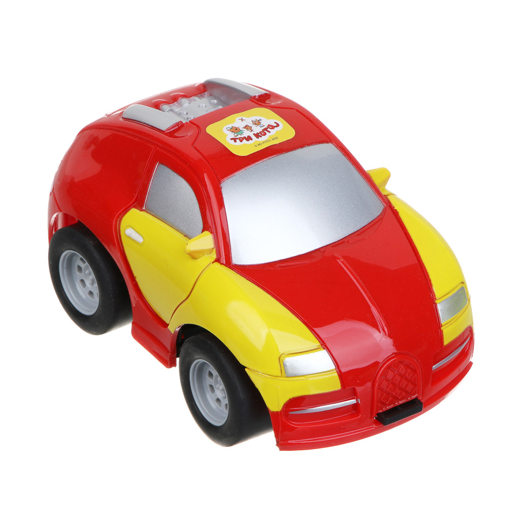 ИГРОЛЕНД Машинка на р/у "ТРИ КОТА", ABS, PP, TPR, 2AA+2AA, 16х10х11,5см, арт.№ 293-174