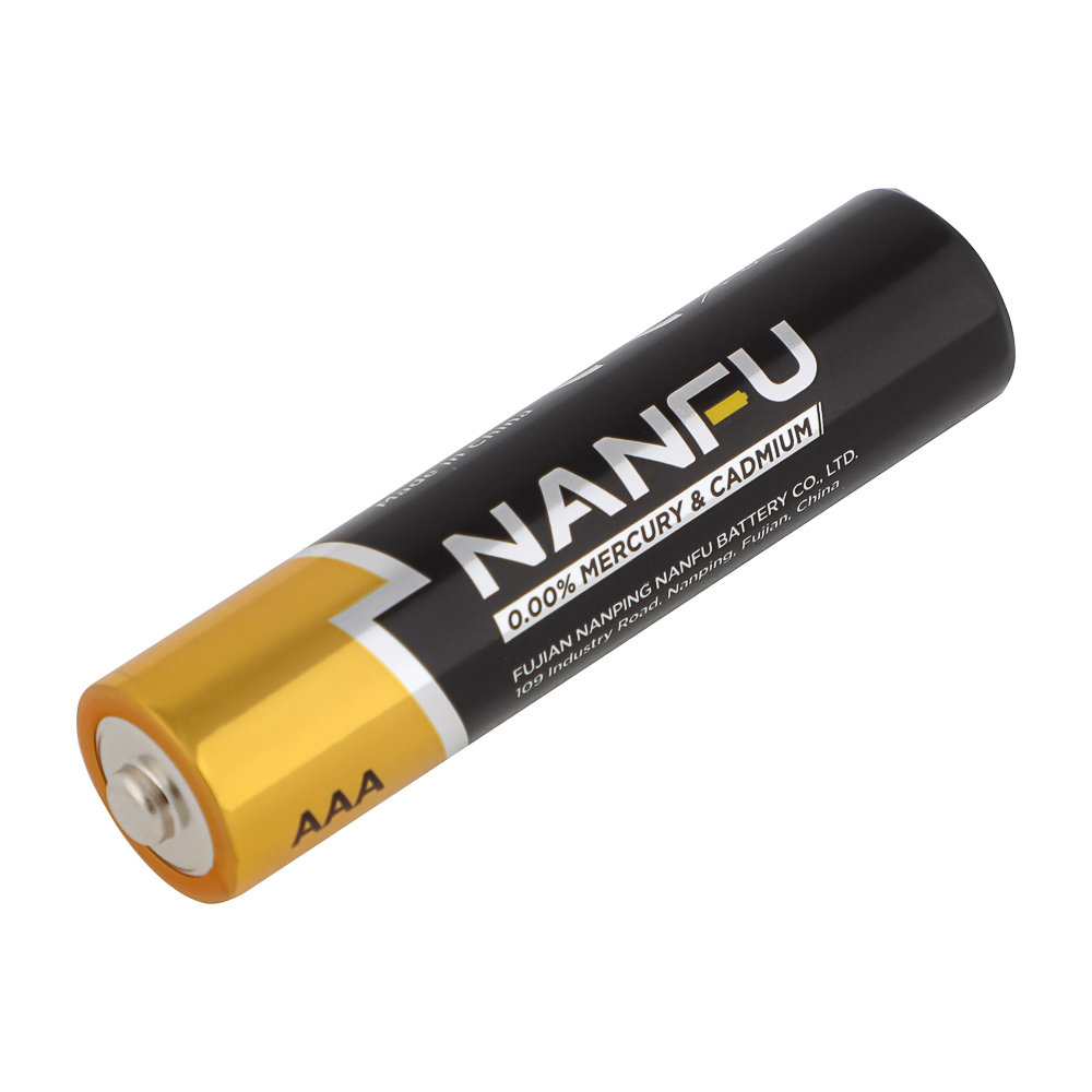 Батарейки AAA Nanfu (LR03) 2шт в блистере, щелочные 1.5В, высокой ёмкости, арт.№ 917-135