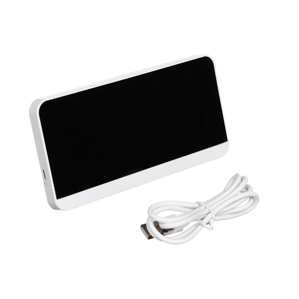 LADECOR CHRONO Будильник электронный, 16,5x8x2 см, USB / 3xAAA, пластик, 3 цвета, арт.№ 529-235