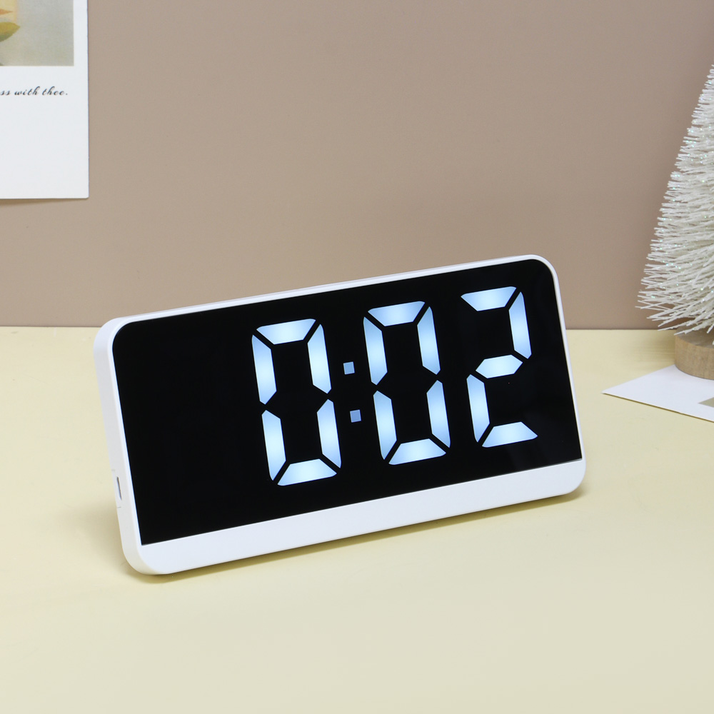 LADECOR CHRONO Будильник электронный, 16,5x8x2 см, USB / 3xAAA, пластик, 3 цвета, арт.№ 529-235