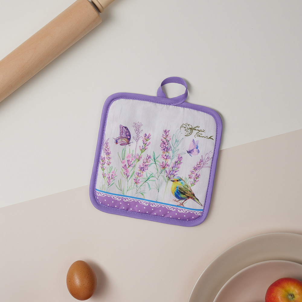 PROVANCE Лаванда Прихватка, 100% полиэстер, 17х17см, арт.№ 488-124