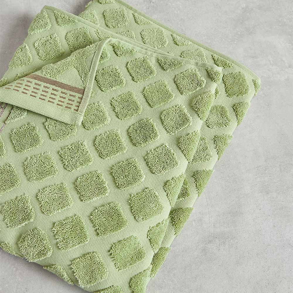 PROVANCE Эвкалипт Полотенце махровое, 100% хлопок, 70х130см, 420гр/м, зеленый, арт.№ 484-151