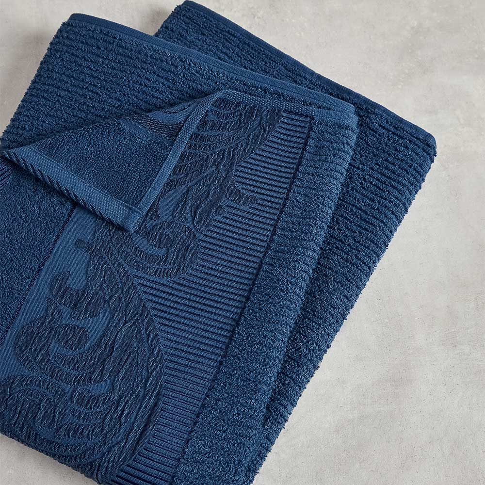 PROVANCE Нэви Полотенце махровое, 100% хлопок, 30х50см, 420гр/м, синий, арт.№ 484-152