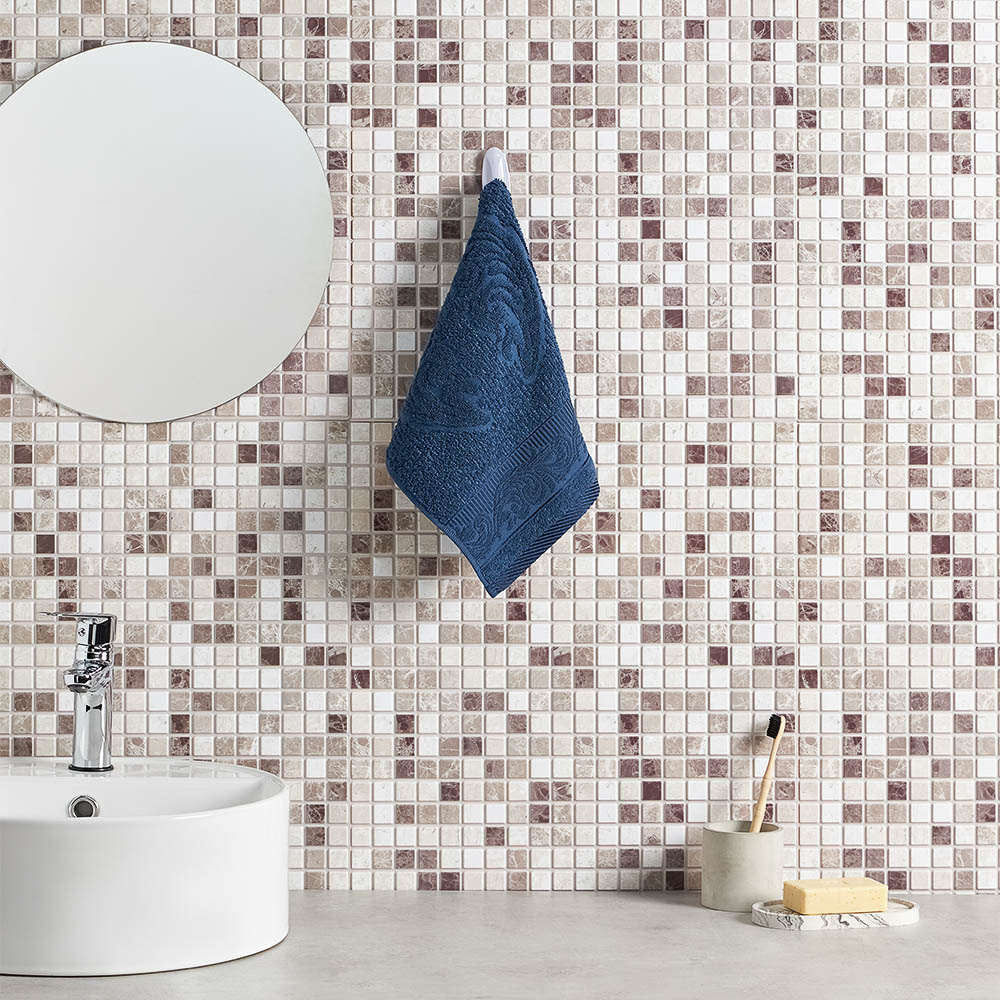 PROVANCE Нэви Полотенце махровое, 100% хлопок, 30х50см, 420гр/м, синий, арт.№ 484-152