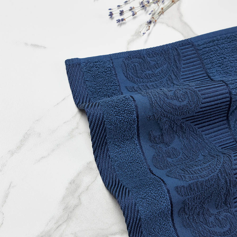 PROVANCE Нэви Полотенце махровое, 100% хлопок, 30х50см, 420гр/м, синий, арт.№ 484-152