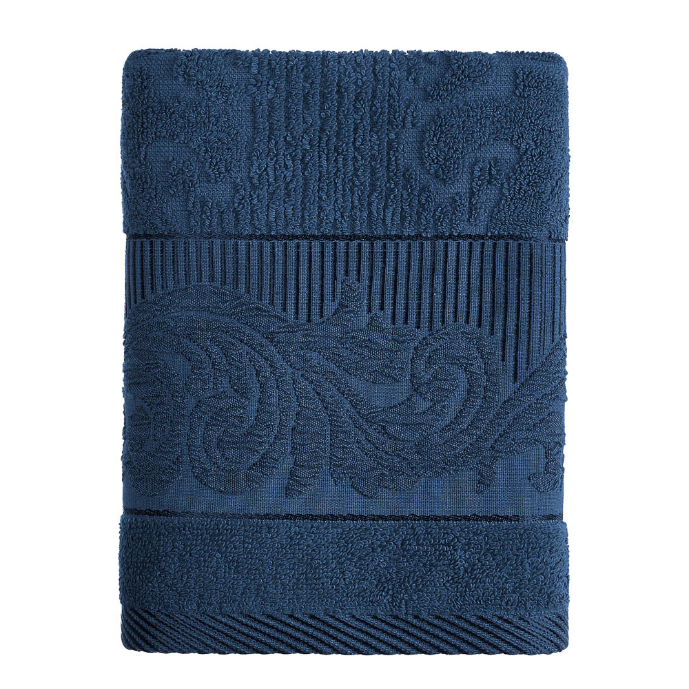 PROVANCE Нэви Полотенце махровое, 100% хлопок, 50х90см, 420гр/м, синий, арт.№ 484-153