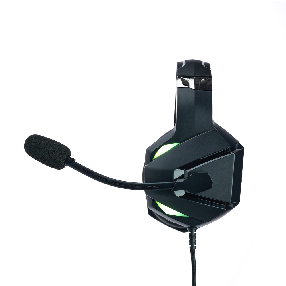 Наушники проводные с микрофоном игровые BY Topfhelm Type-C USB(A)3,2 м,VS7.1,Виброшок,настр. RGB, арт.№ 410-088