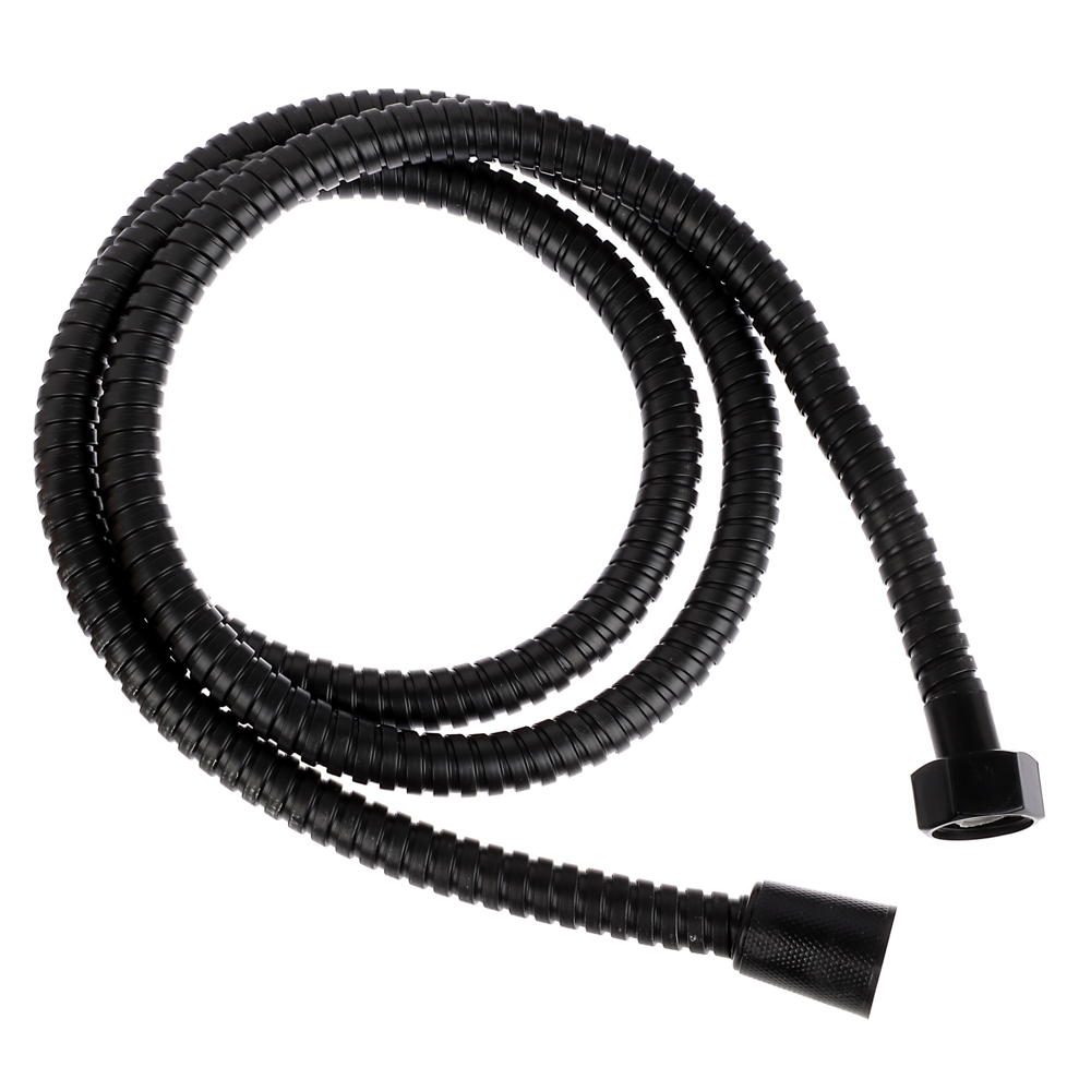 СоюзКран Шланг для душа 150см, 1/2"(Имп)-1/2"(Имп), сталь, пластик, ПВХ, черный, арт.№ 569-041