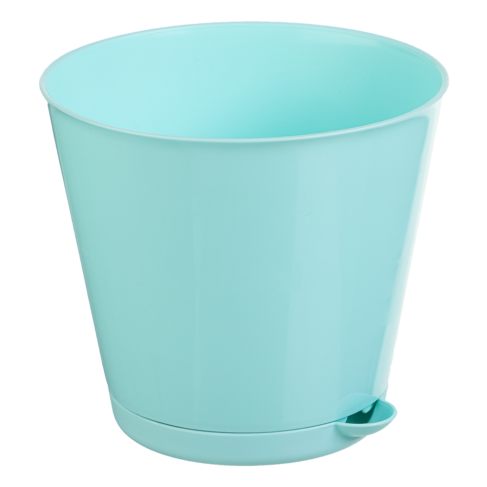 Горшок для цветов InGreen Amsterdam D110мм 0,65л с прикорневым поливом ассорти, арт.№ 164-330