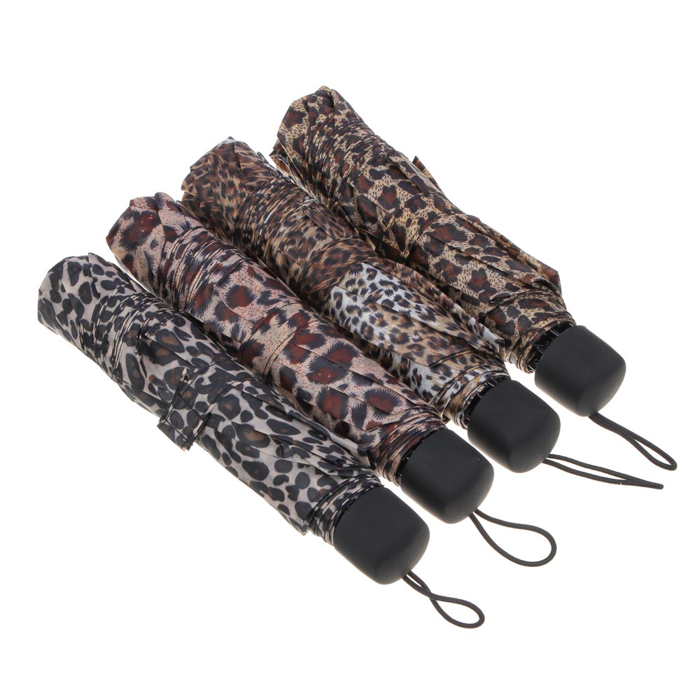 Зонт женский, механика, сплав, пластик, полиэстер, 55см, 8 спиц, 4 цвета, RST305L, арт.№ 302-007