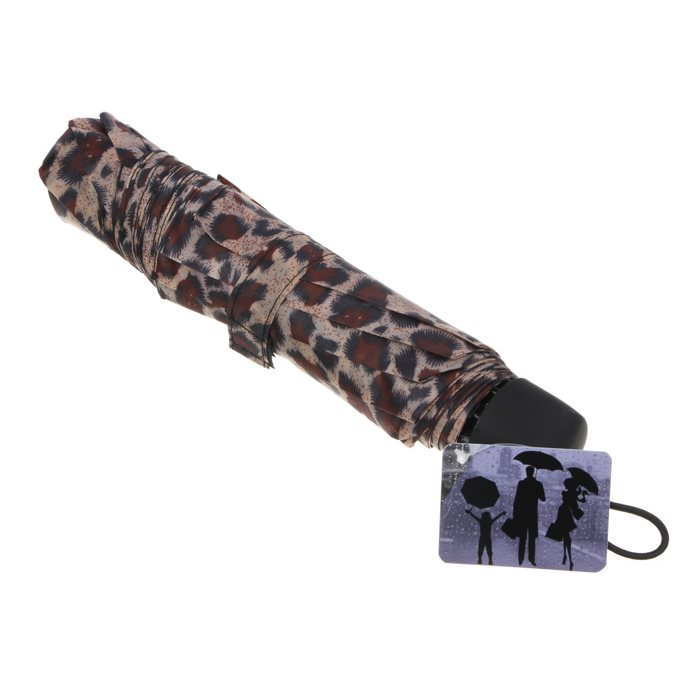 Зонт женский, механика, сплав, пластик, полиэстер, 55см, 8 спиц, 4 цвета, RST305L, арт.№ 302-007