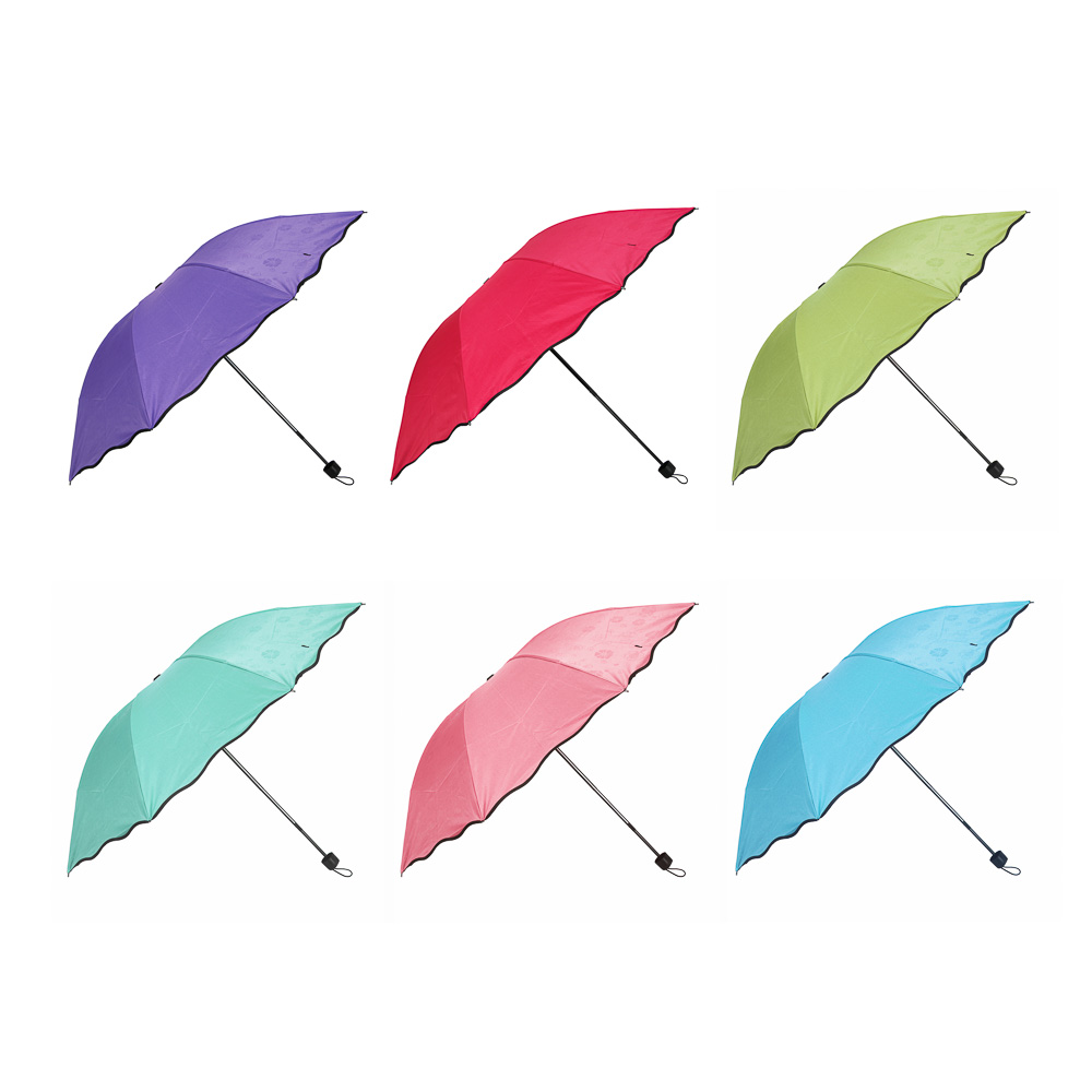 Зонт женский, механика, сплав, пластик, полиэстер, 55см, 8 спиц, 6 цветов, арт.№ 302-008