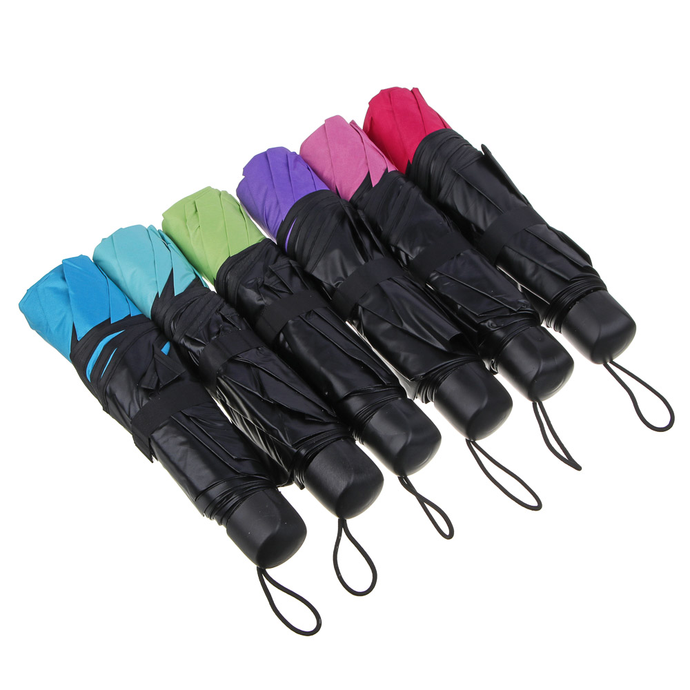 Зонт женский, механика, сплав, пластик, полиэстер, 55см, 8 спиц, 6 цветов, арт.№ 302-008