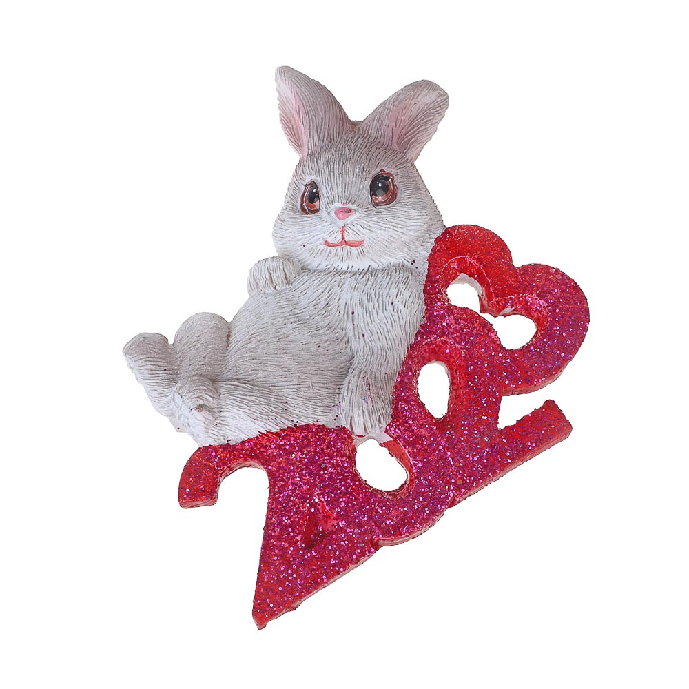 СНОУ БУМ Магнит Символ Года, 8x7 см, полистоун, 8 дизайнов, арт.№ 359-859