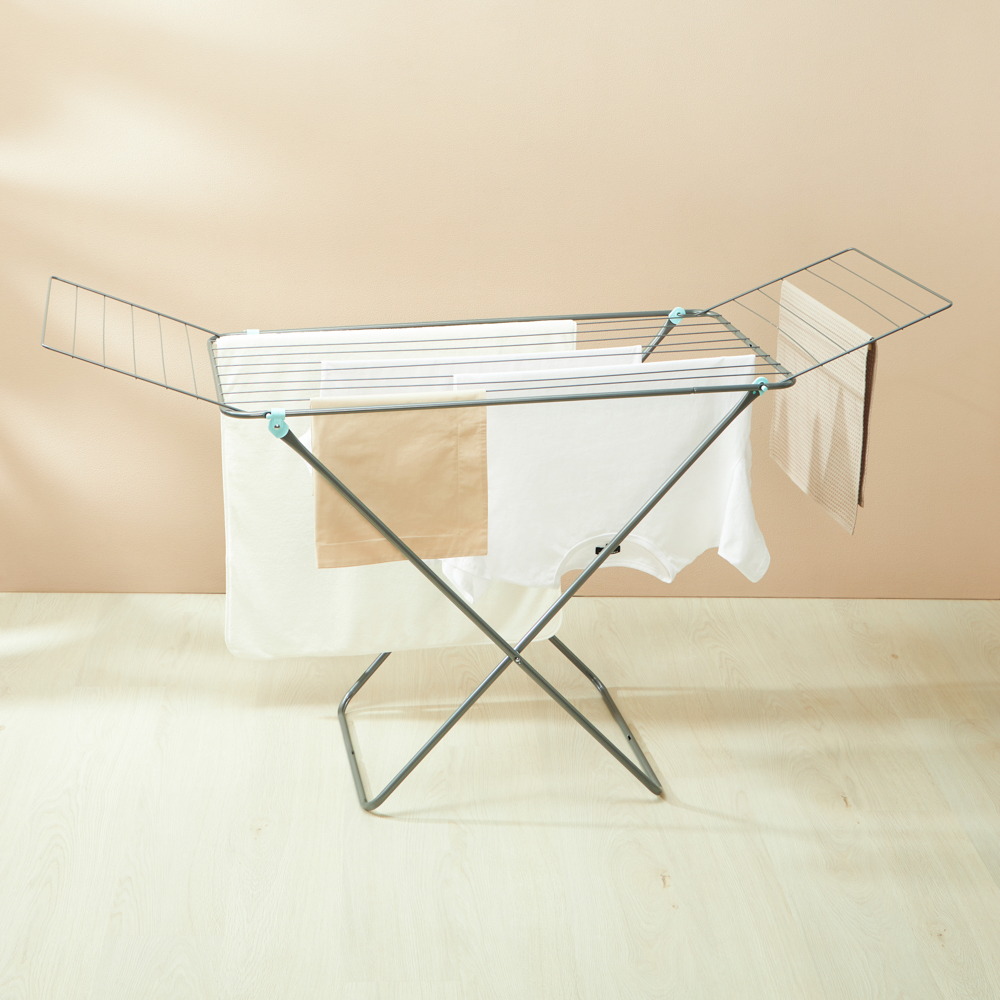 НИКА Сушилка напольная 18 м, металл, порошковая краска, пластмасса, макс нагрузка 15 кг, СБП1, арт.№ 452-074