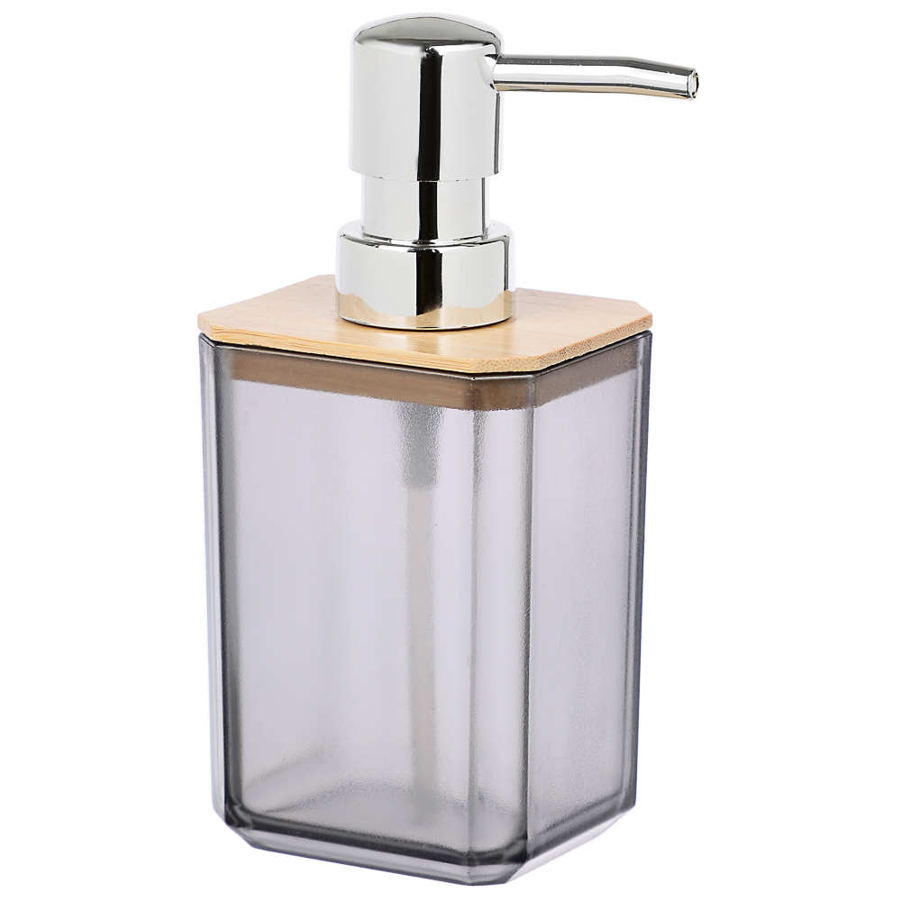 VETTA Дозатор для жидкого мыла "Токио", полистирол, бамбук, арт.№ 463-305