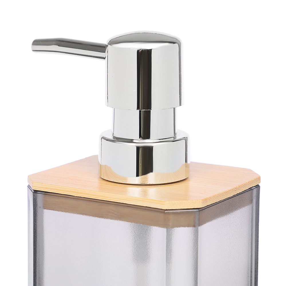 VETTA Дозатор для жидкого мыла "Токио", полистирол, бамбук, арт.№ 463-305