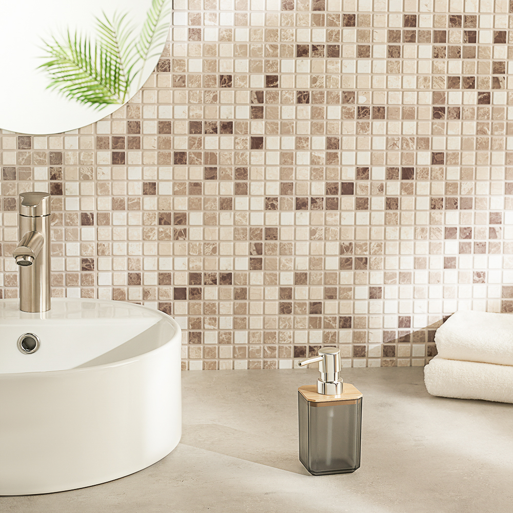 VETTA Дозатор для жидкого мыла "Токио", полистирол, бамбук, арт.№ 463-305