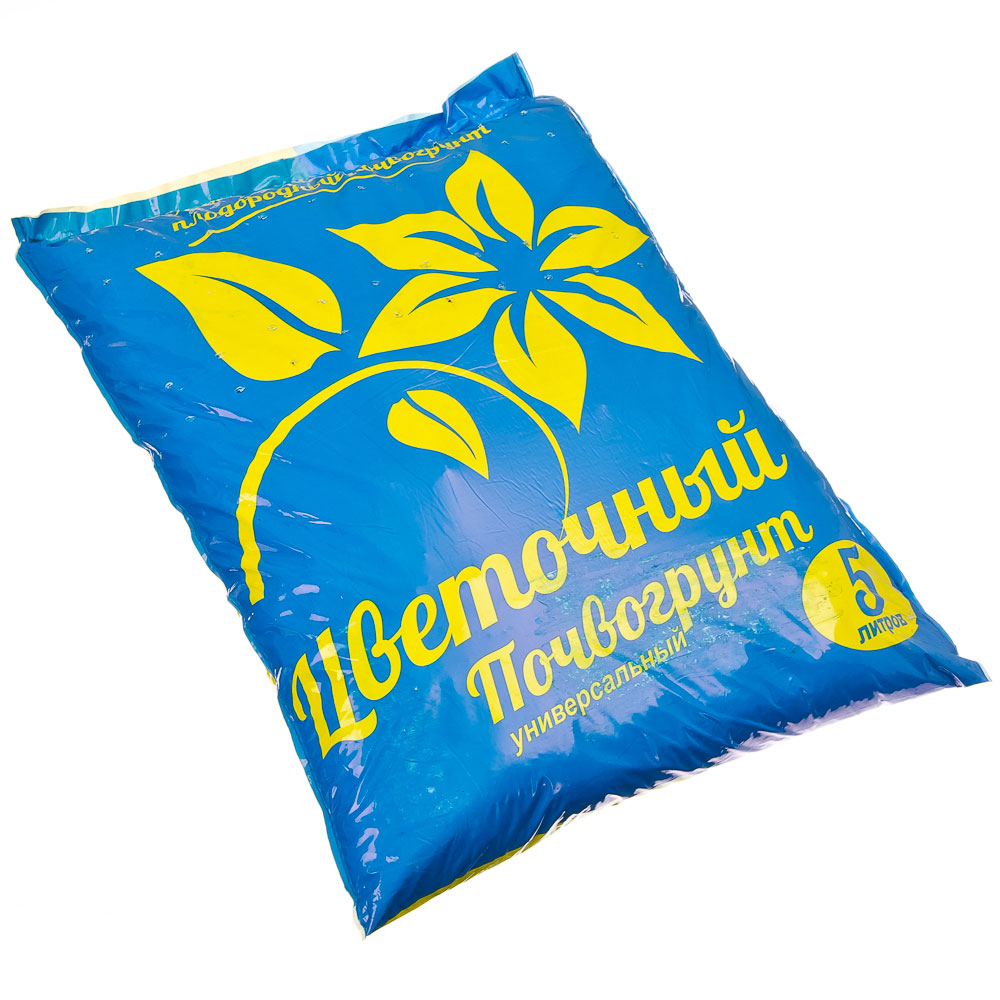 Почвогрунт универсальный цветочный 5л, арт.№ 179-100