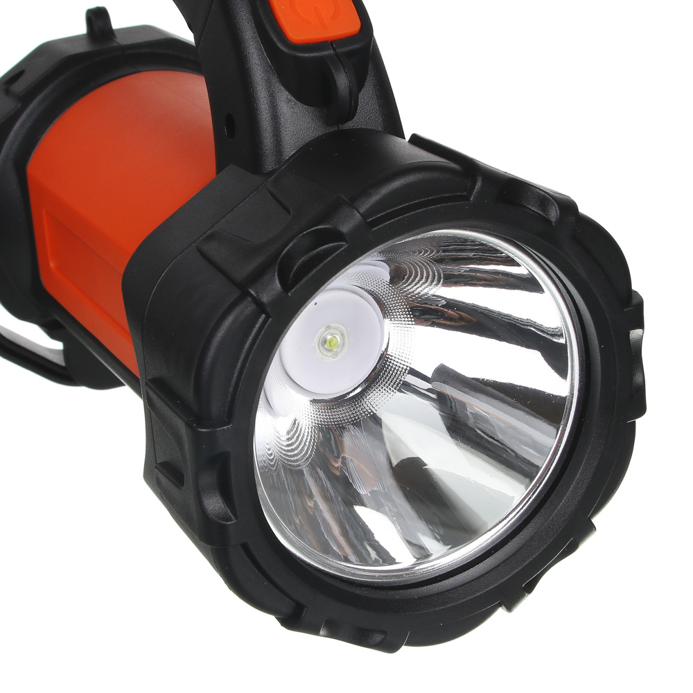 Фонарь прожектор тм ЕРМАК, 1LED+1COB, 2400мАч, Type-C,Power Bank, 91х137х175мм, пластик,красный свет, арт.№ 223-005