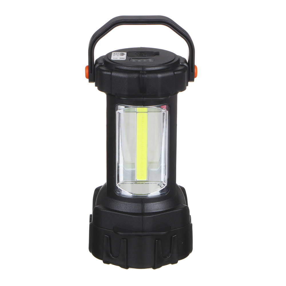 Фонарь прожектор тм ЕРМАК, 1LED+1COB, 2400мАч, Type-C,Power Bank, 91х137х175мм, пластик,красный свет, арт.№ 223-005