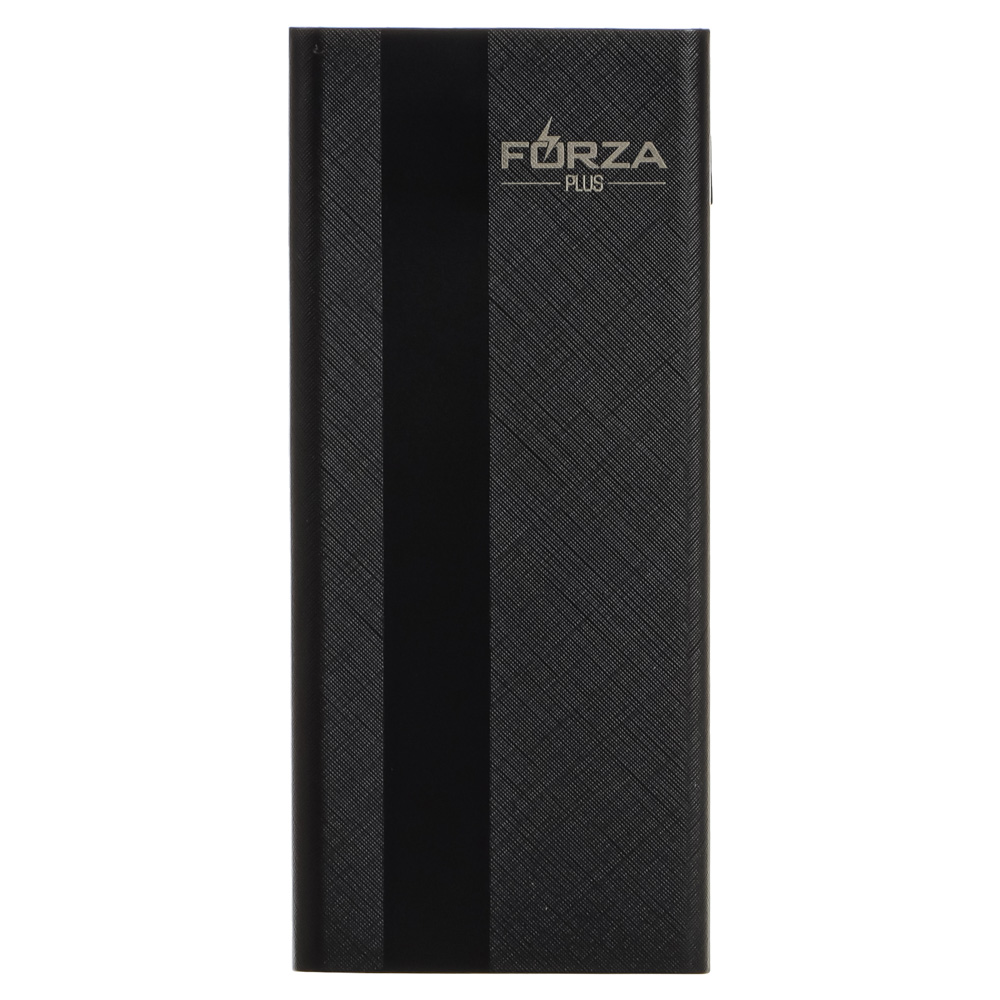 Аккумулятор мобильный FORZA 5000мАч, USB, 2А, дисплей, Чёрный, арт.№ 031-010