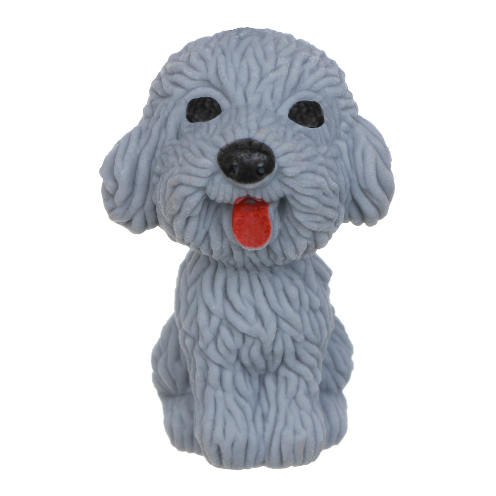 Ластик-топпер в форме собаки, 3,4х2,3х1,9см, 4 цвета, ТПР, арт.№ 607-058