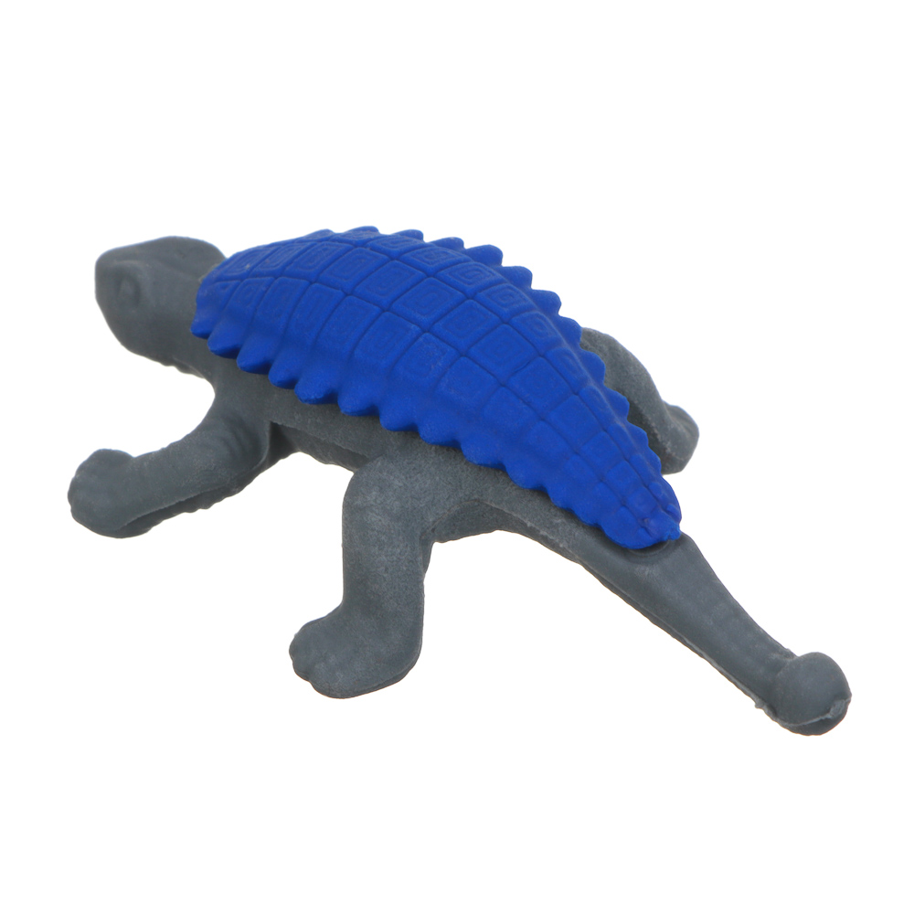 Ластик в форме динозавра, 2,7-3,4х6х1,4-2,1см, 4 дизайна, ТПР, арт.№ 607-060