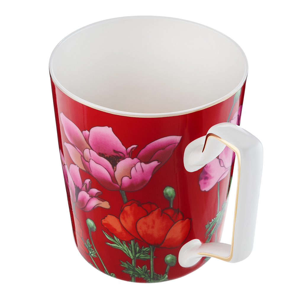 BY COLLECTION Карибы коралл Кружка 450мл, костяной фарфор, арт.№ 802-019