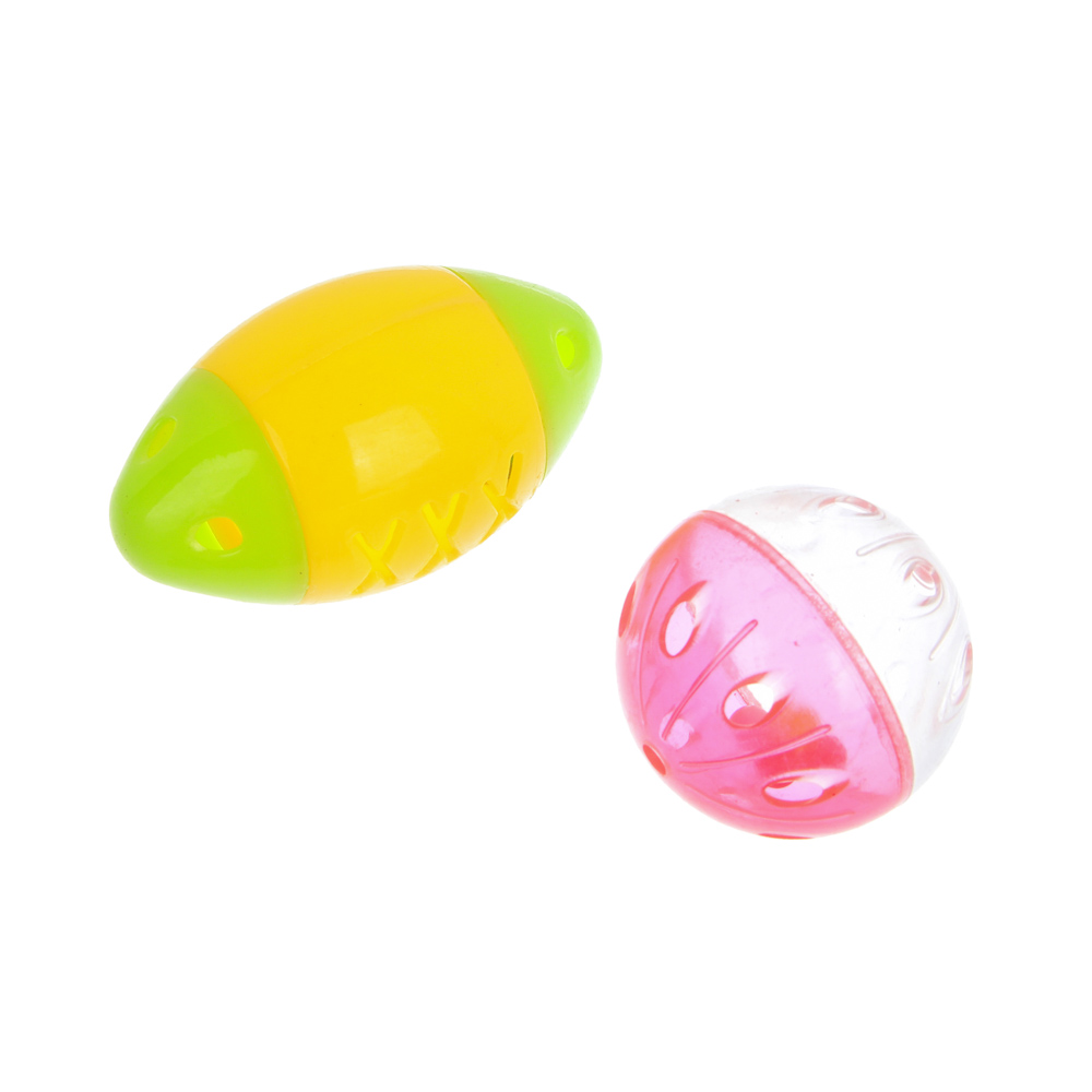 VETTA Игрушка для домашних животных, набор 2 шт, пластмасса, мячик, шарик, арт.№ 273-201