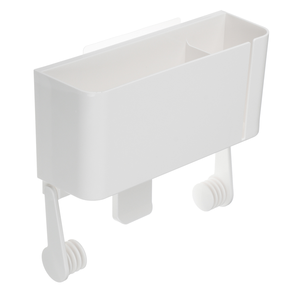 VETTA Полка многофункциональная с держателем для полотенца и мусорных пакетов, 25х22х7,9см, арт.№ 481-082