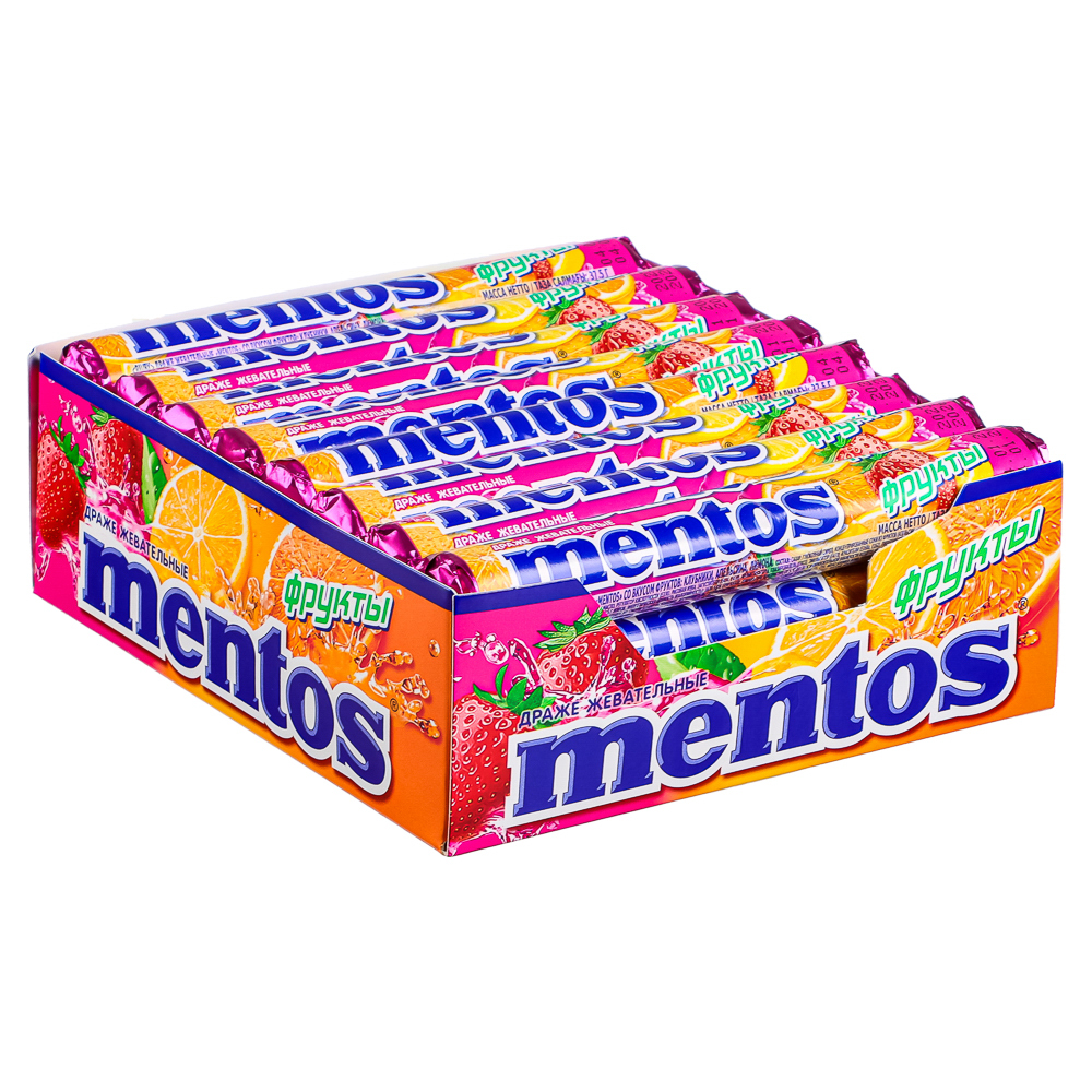 Драже Ментос 37г, в  ассортименте, арт.№ 318-085
