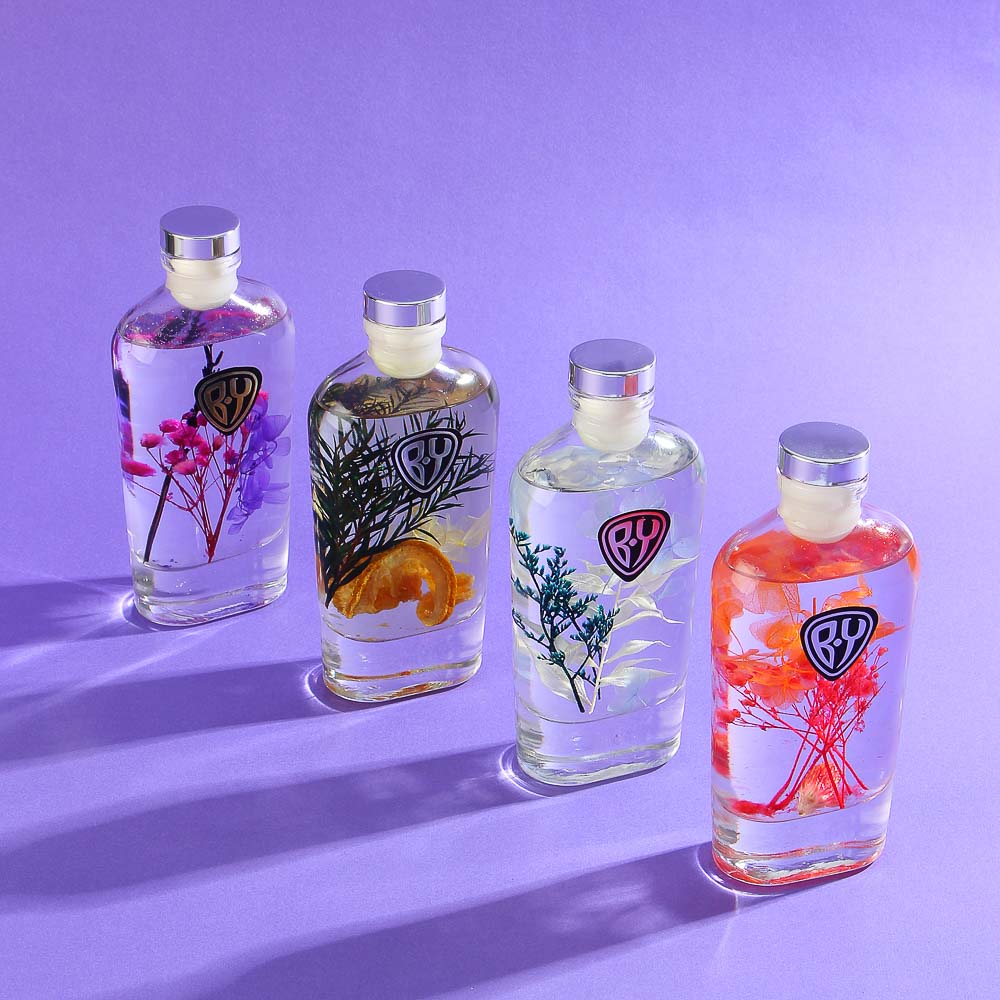 BY Аромадиффузор, с палочками и декором, 160 мл, 4 аромата,  арт 4/1, арт.№ 412-108