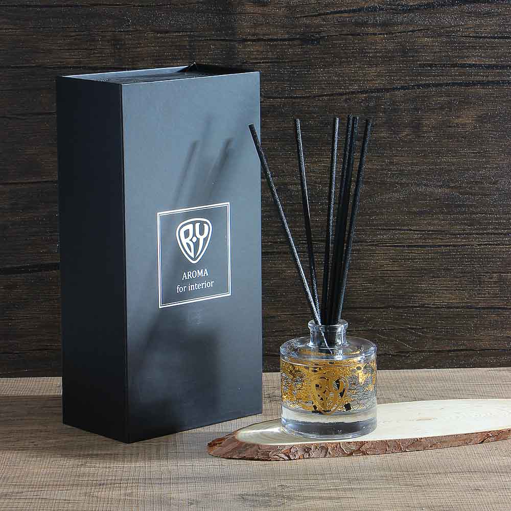 BY Аромадиффузор с палочками, 120 мл, Magic Peony, Forest, Muscat blanc, Rose of No Man's Land, арт.№ 412-110