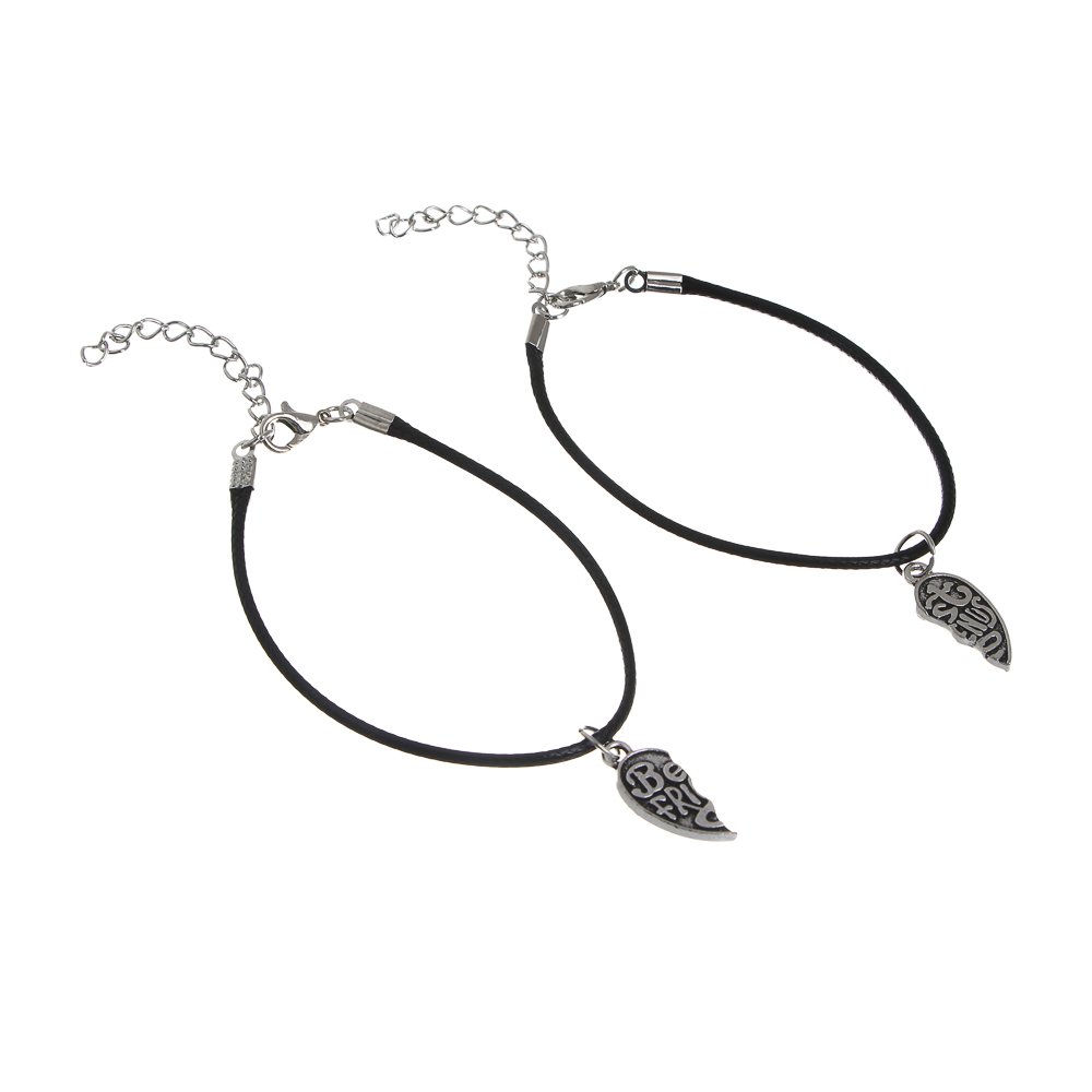 Браслет парный 2шт, d7,5 см, сплав, БЖ25-35, арт.№ 023-052