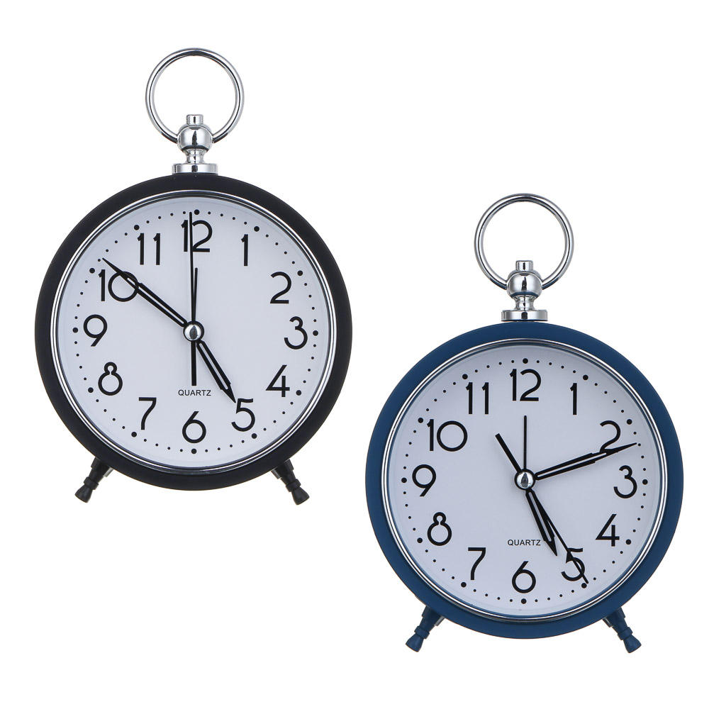 LADECOR CHRONO Будильник, 12x5x13 см, пластик, 1хАА, 2 цвета, арт.№ 529-319