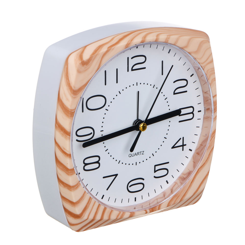 LADECOR CHRONO Будильник, 13,5x13,5x4 см, 1хАА, пластик, арт.№ 529-326