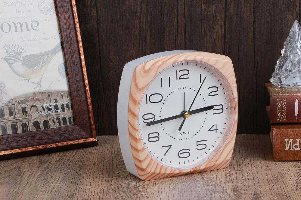 LADECOR CHRONO Будильник, 13,5x13,5x4 см, 1хАА, пластик, арт.№ 529-326