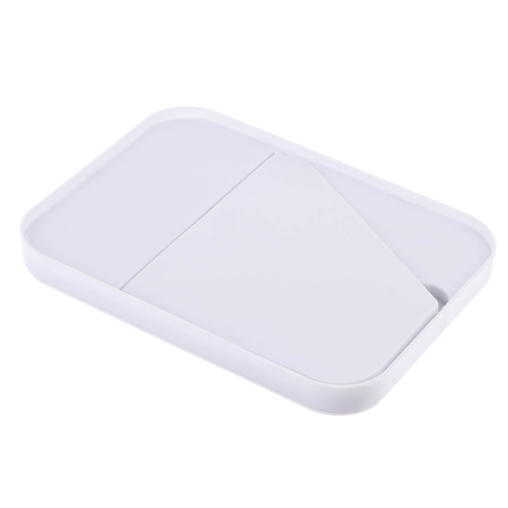 Зеркало настольное тм ЮНИLOOK пластик, стекло, 13х18см, 4 цвета, ЗН19-1, арт.№ 347-087