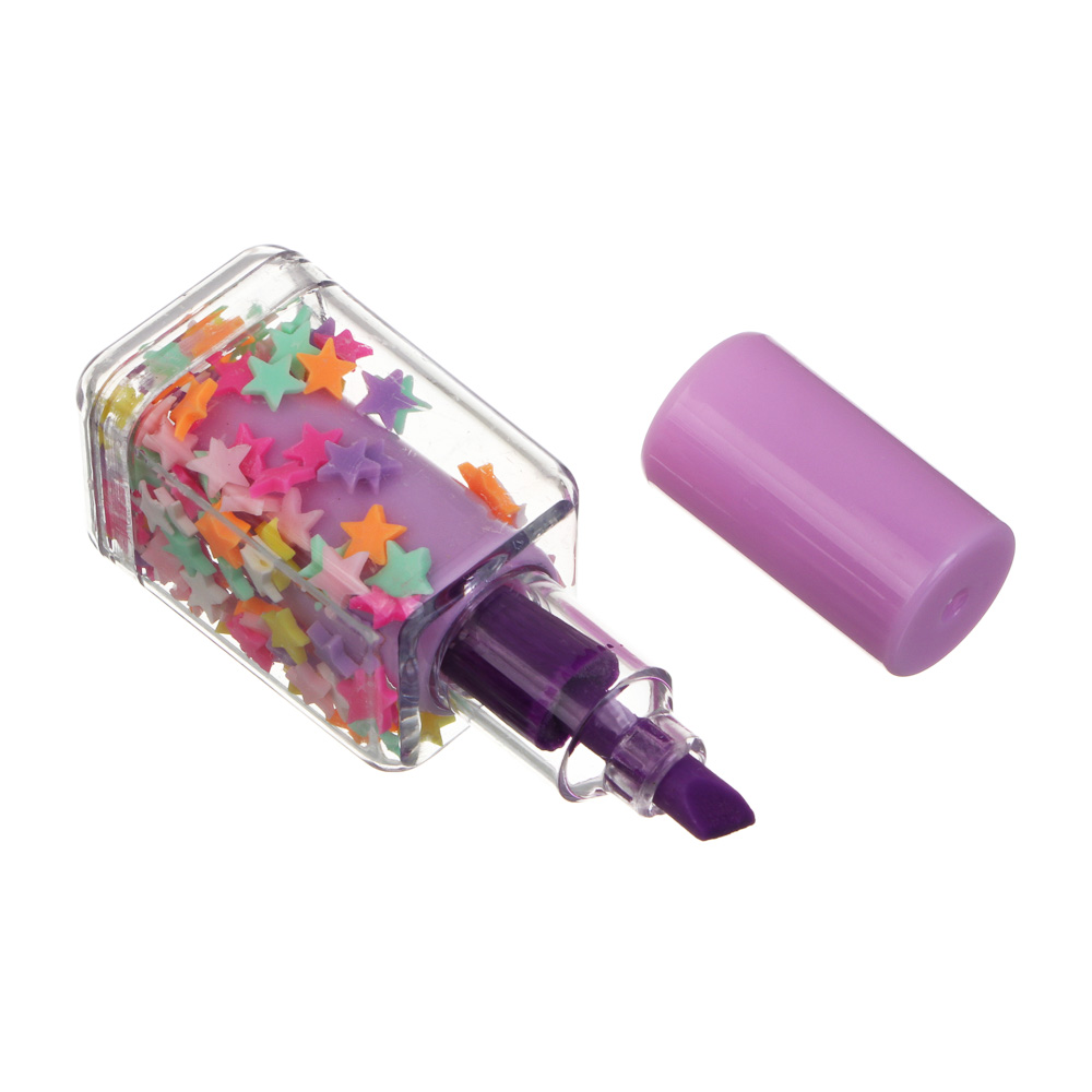 Маркер-выделитель в форме лака для ногтей, 6 цветов, арт.№ 532-132