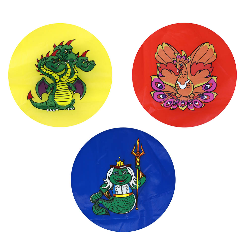 BY Дождевик детский "Герои сказок" 83x54см, EVA 100мкм, 3 цвета, арт.№ 188-103