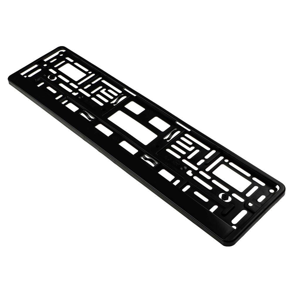 ЕРМАК Рамка номерного знака, пластик, 53,6x13,1см, черная, арт.№ 776-049