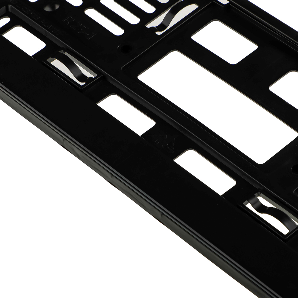 ЕРМАК Рамка номерного знака, пластик, 53,6x13,1см, черная, арт.№ 776-049