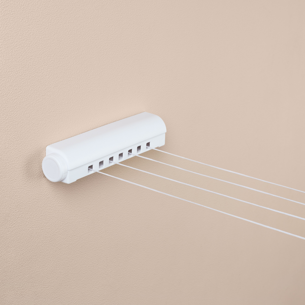 VETTA Сушилка для белья роторная 4 линии, 295х59х63мм, пластик, арт.№ 452-069