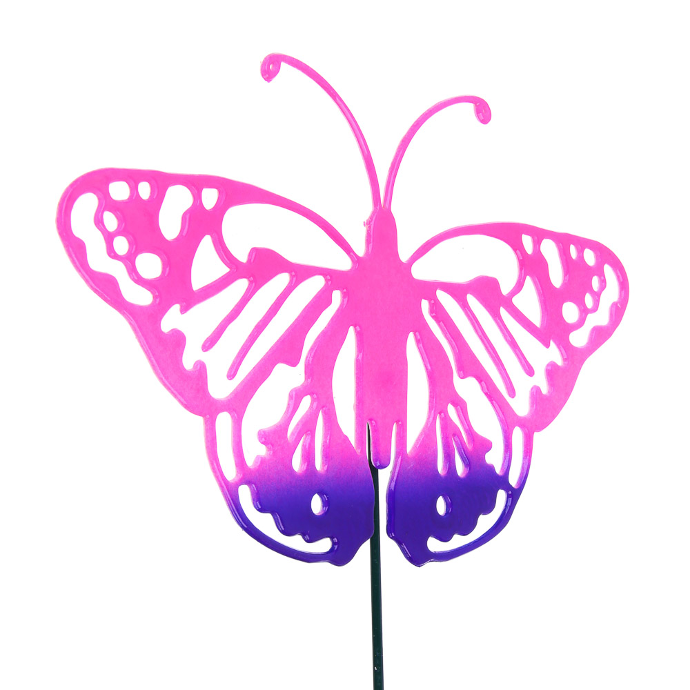 INBLOOM Фигурка на стержне Бабочка 60см, металл, пластик, арт.№ 153-177