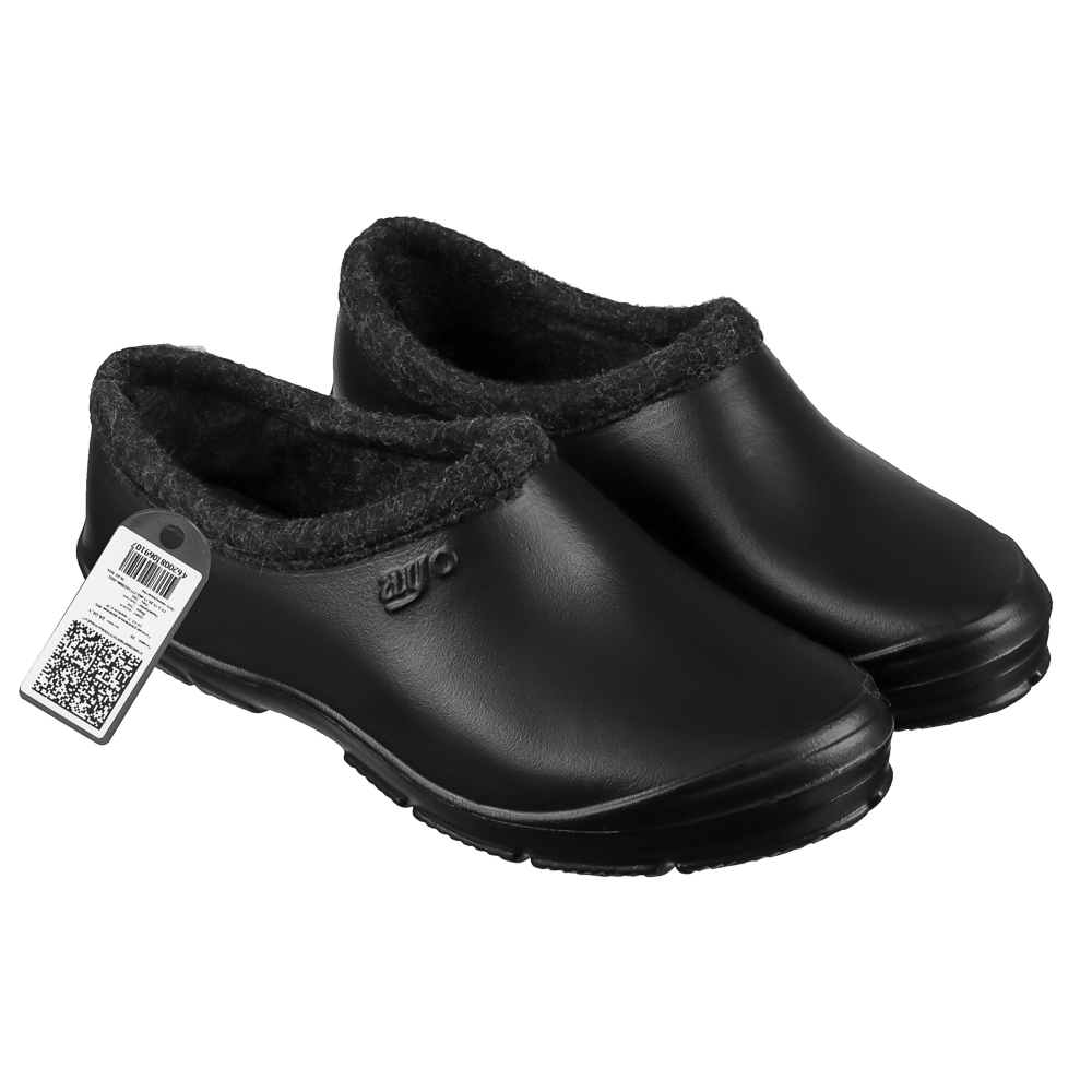 Галоши утепленные женские AYO, чёрный, размер 36-41, материал галоши ЭВА, утеплитель ворсин, арт.№ 219-022